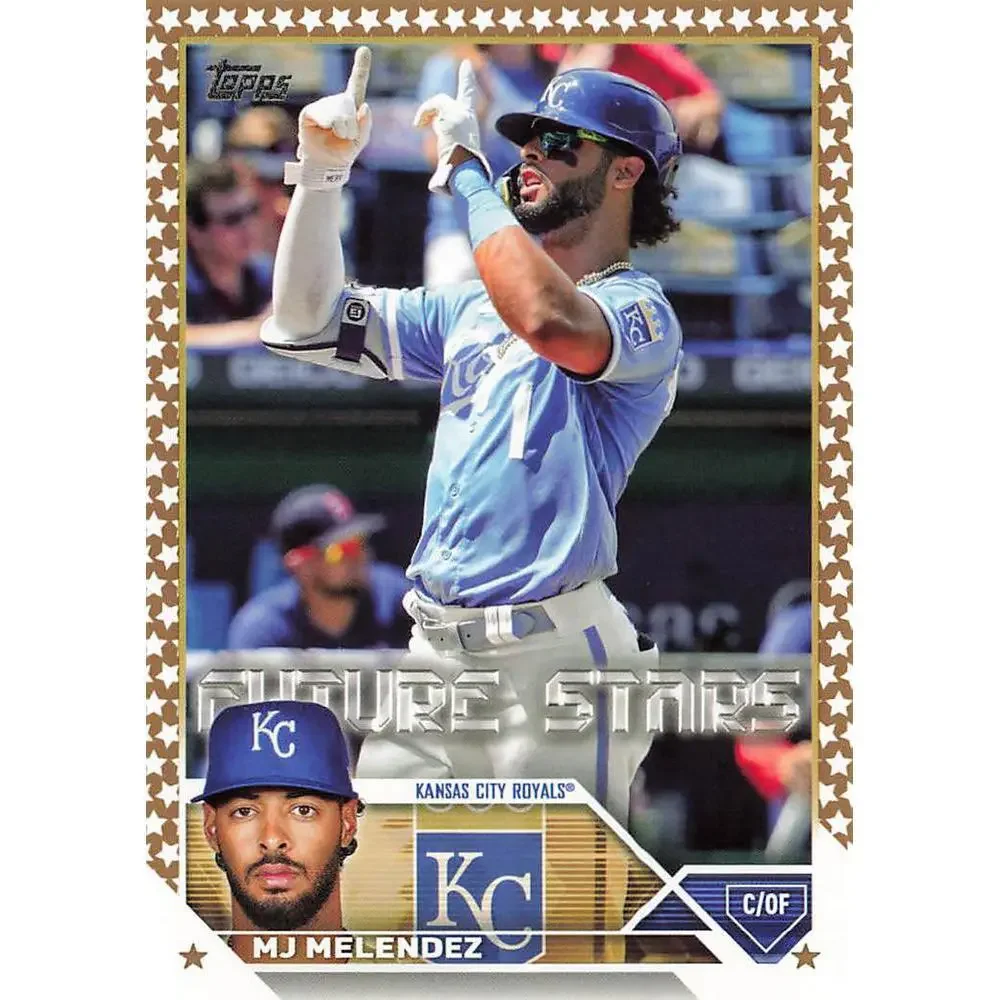 2023 Topps Gold Star Gold Star MJ Melendez -Future Stars #587 Kansas City Royals